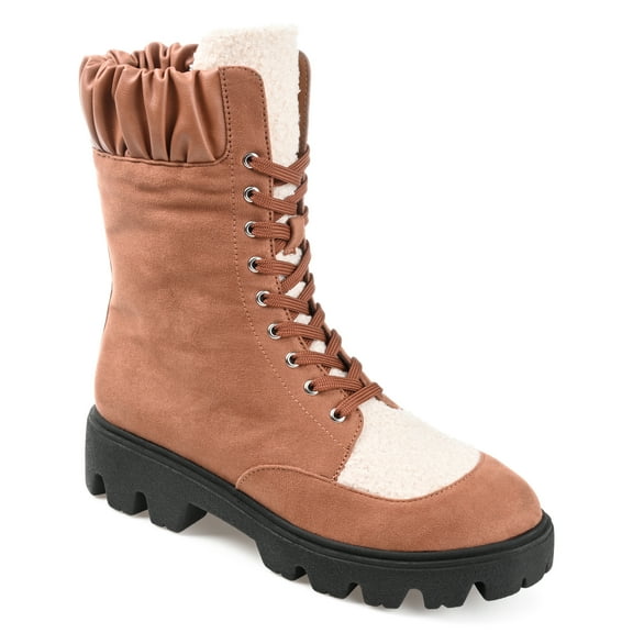 Journee Womens Elinor Lace Up Booties