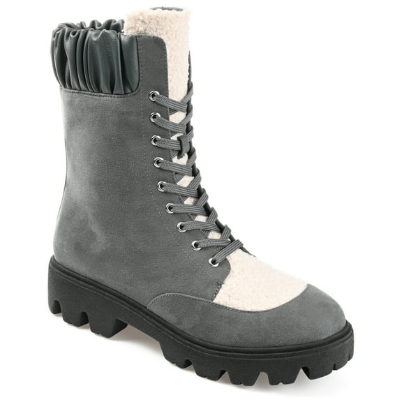 Journee Womens Elinor Lace Up Booties