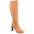 thumbnail image 1 of Journee Womens Elisabeth Block Heel Knee High Boots, 1 of 8