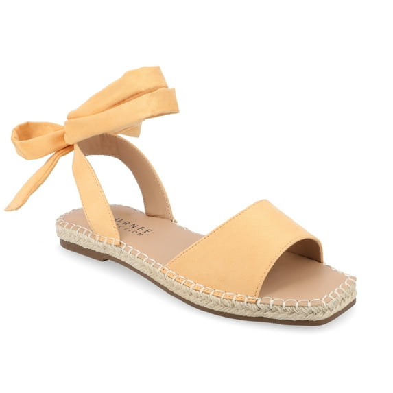 Journee Womens Emelie Espadrille Flat Sandals, Widths Available