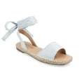 thumbnail image 1 of Journee Womens Emelie Espadrille Flat Sandals, Widths Available, 1 of 10