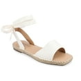 thumbnail image 1 of Journee Womens Emelie Espadrille Flat Sandals, Widths Available, 1 of 10