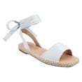 thumbnail image 1 of Journee Womens Emelie Espadrille Flat Sandals, Widths Available, 1 of 11