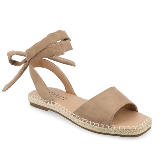 Journee Womens Emelie Espadrille Flat Sandals, Widths Available