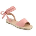 thumbnail image 1 of Journee Womens Emelie Espadrille Flat Sandals, Widths Available, 1 of 10