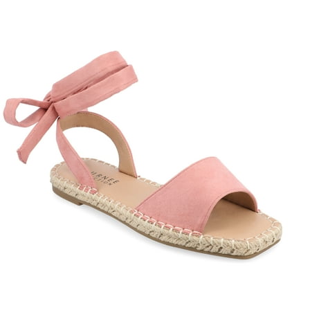 Journee Womens Emelie Espadrille Flat Sandals, Widths Available