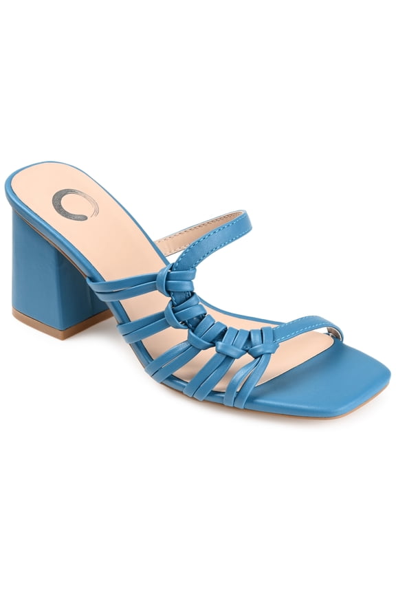 Womens Emory Open Square Toe Block Heel Sandals