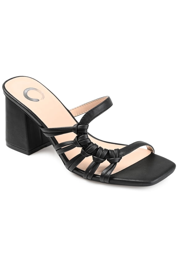 Womens Emory Open Square Toe Block Heel Sandals