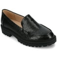 thumbnail image 1 of Journee Womens Erika Medium and Wide Width Comfort System Slip On Loafer, 1 of 9