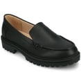 thumbnail image 1 of Journee Womens Erika Medium and Wide Width Comfort System Slip On Loafer, 1 of 9