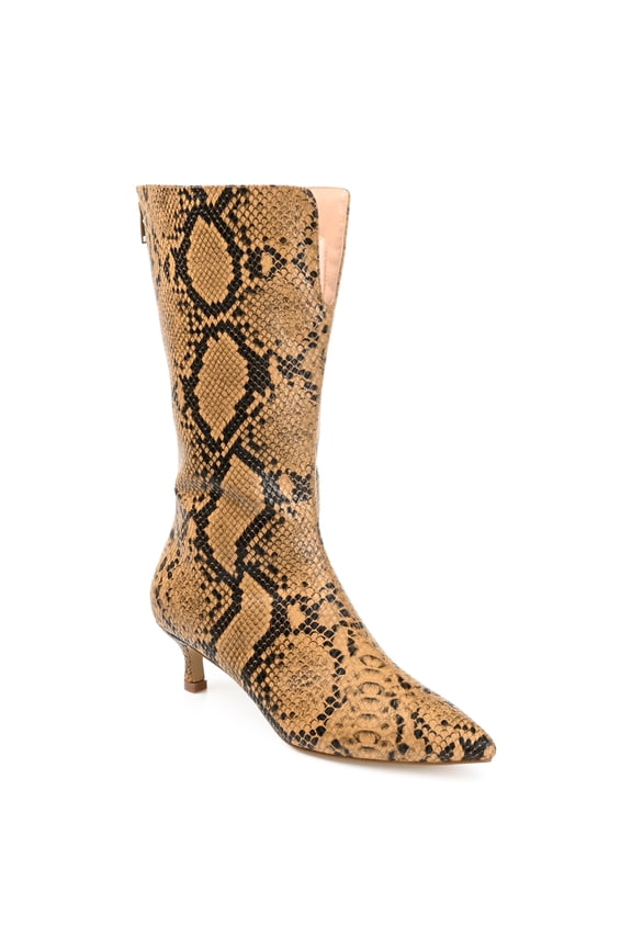 Womens Esperanza Pointed Toe Mid Calf Boots