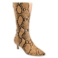 thumbnail image 1 of Journee Womens Esperanza Wide Calf Pointed Toe Mid Calf Boots, 1 of 8