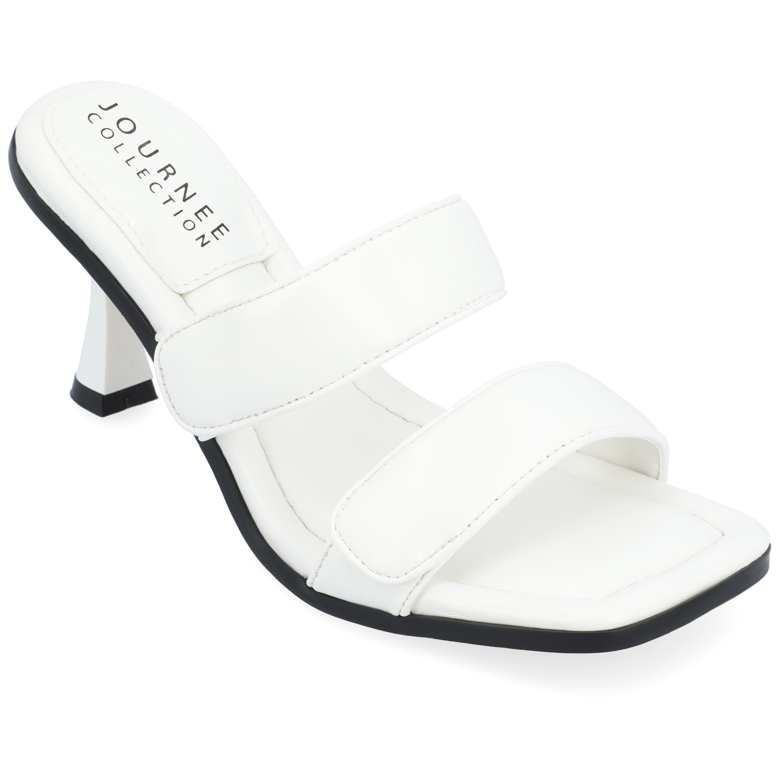 Journee Womens Essey Puffy Slip On Sandals