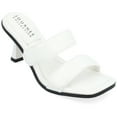 thumbnail image 1 of Journee Womens Essey Puffy Slip On Sandals, 1 of 9