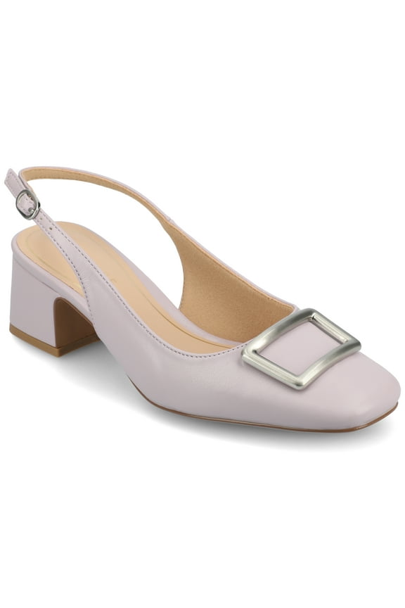 Womens Everlee Sling Back Square Toe Pumps