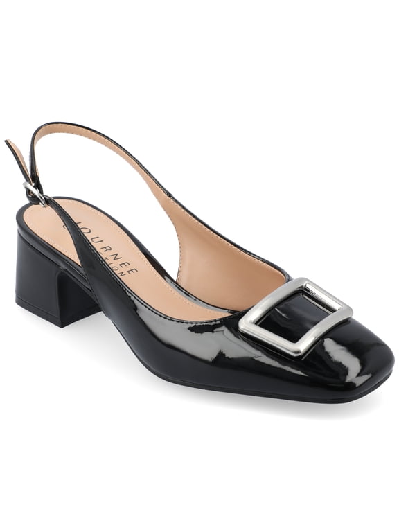 Womens Everlee Sling Back Square Toe Pumps