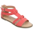 thumbnail image 1 of Journee Womens Florence Gladiator Flat Sandals, 1 of 10