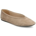 thumbnail image 1 of Journee Womens Fortune Almond Toe Slip-on Casual Comfort Ballet Flats, 1 of 9