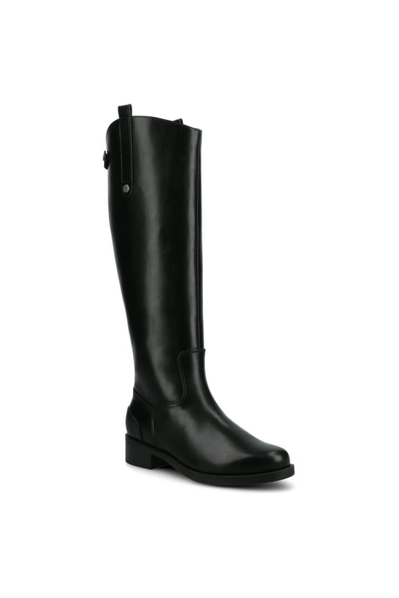 Womens Gema Knee High Round Toe Casual Inside Zipper Comfort Riding Boots, Widths Available