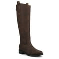 thumbnail image 1 of Journee Womens Gema Knee High Round Toe Casual Inside Zipper Comfort Riding Boots, Widths Available, 1 of 9
