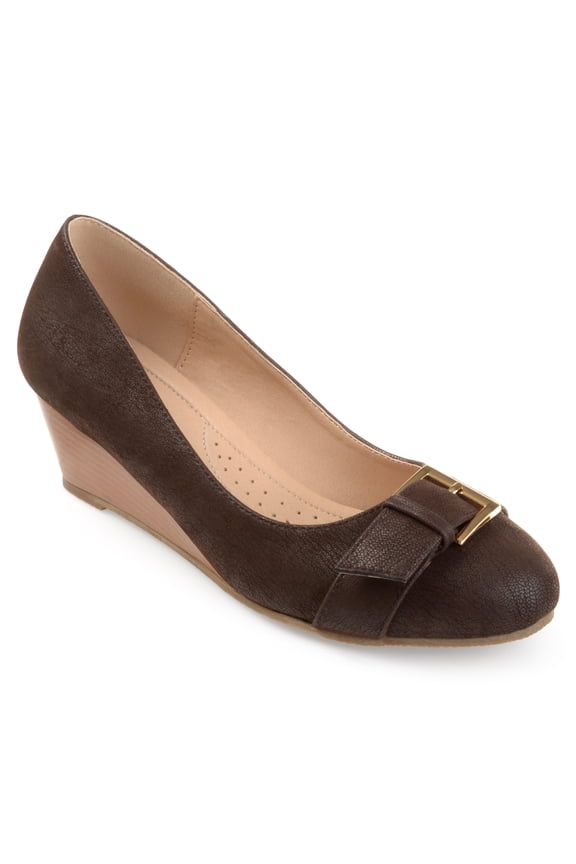 Womens Graysn Comfort Insole Slip On Round Toe Wedge, Widths Available