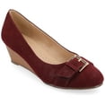 thumbnail image 1 of Journee Womens Graysn Comfort Insole Slip On Round Toe Wedge, Widths Available, 1 of 10