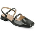 thumbnail image 1 of Journee Womens Gretchenn Multi Strap Square Toe Mary Jane Flats, 1 of 9