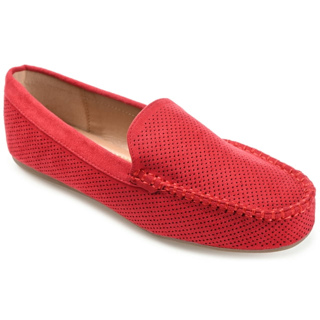 Journee Womens Halsey Comfort Insole Slip On Round Toe Loafer, Widths Available