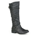 thumbnail image 1 of Journee Womens Harley Stacked Heel Riding Boots, 1 of 9
