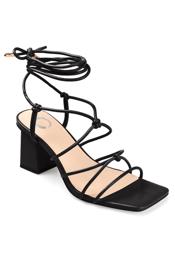 Womens Harpr Open Square Toe Block Heel Dress Sandals