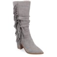 thumbnail image 1 of Journee Womens Hartly Extra Wide Calf Western Mid Calf Boots, 1 of 10