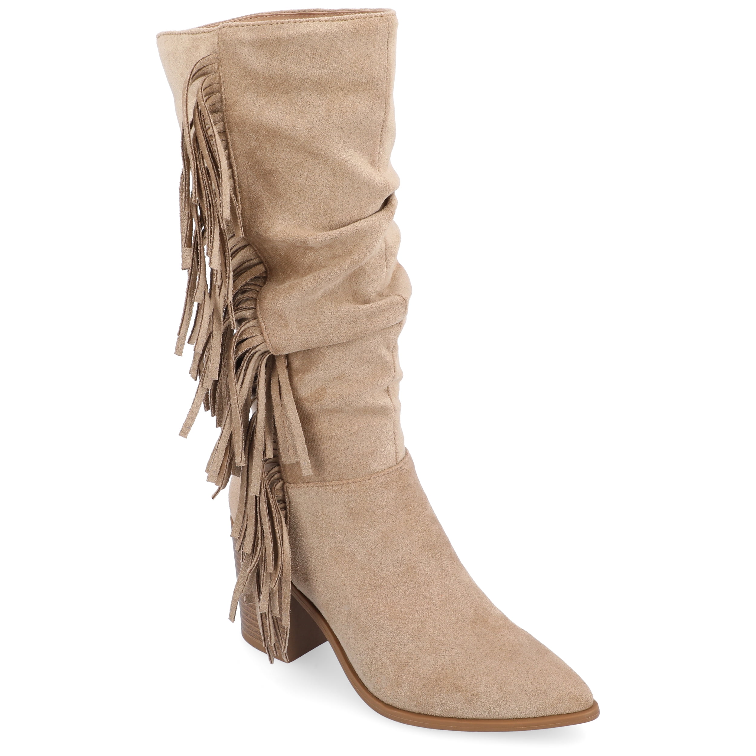 Journee Womens Hartly Tru Comfort Foam Western Mid Calf Boots