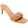 thumbnail image 1 of Journee Womens Hattie Open Toe Mid Stiletto Sandals, 1 of 9