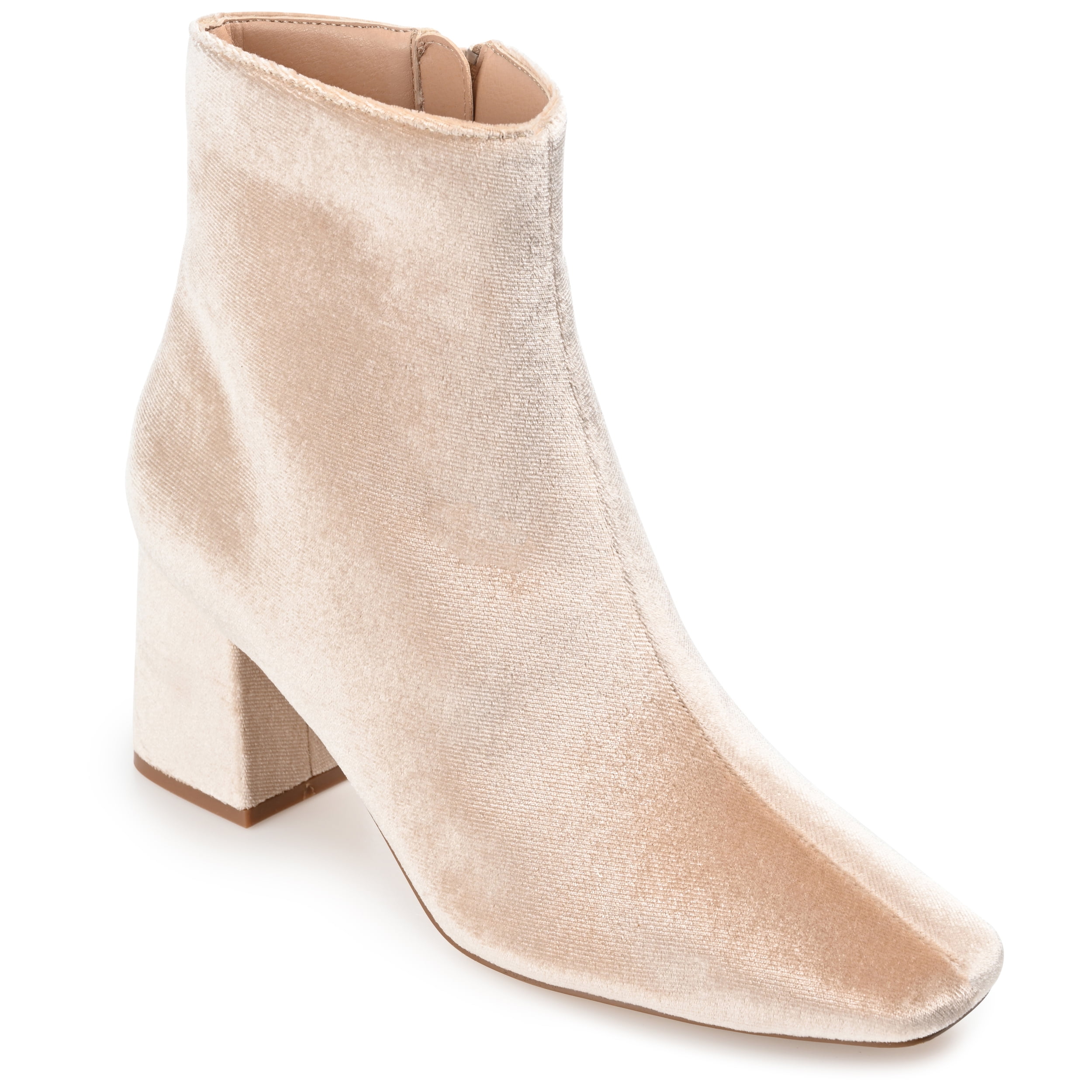 Journee Womens Hazara Square Toe Block Heel Ankle Booties, Widths Available