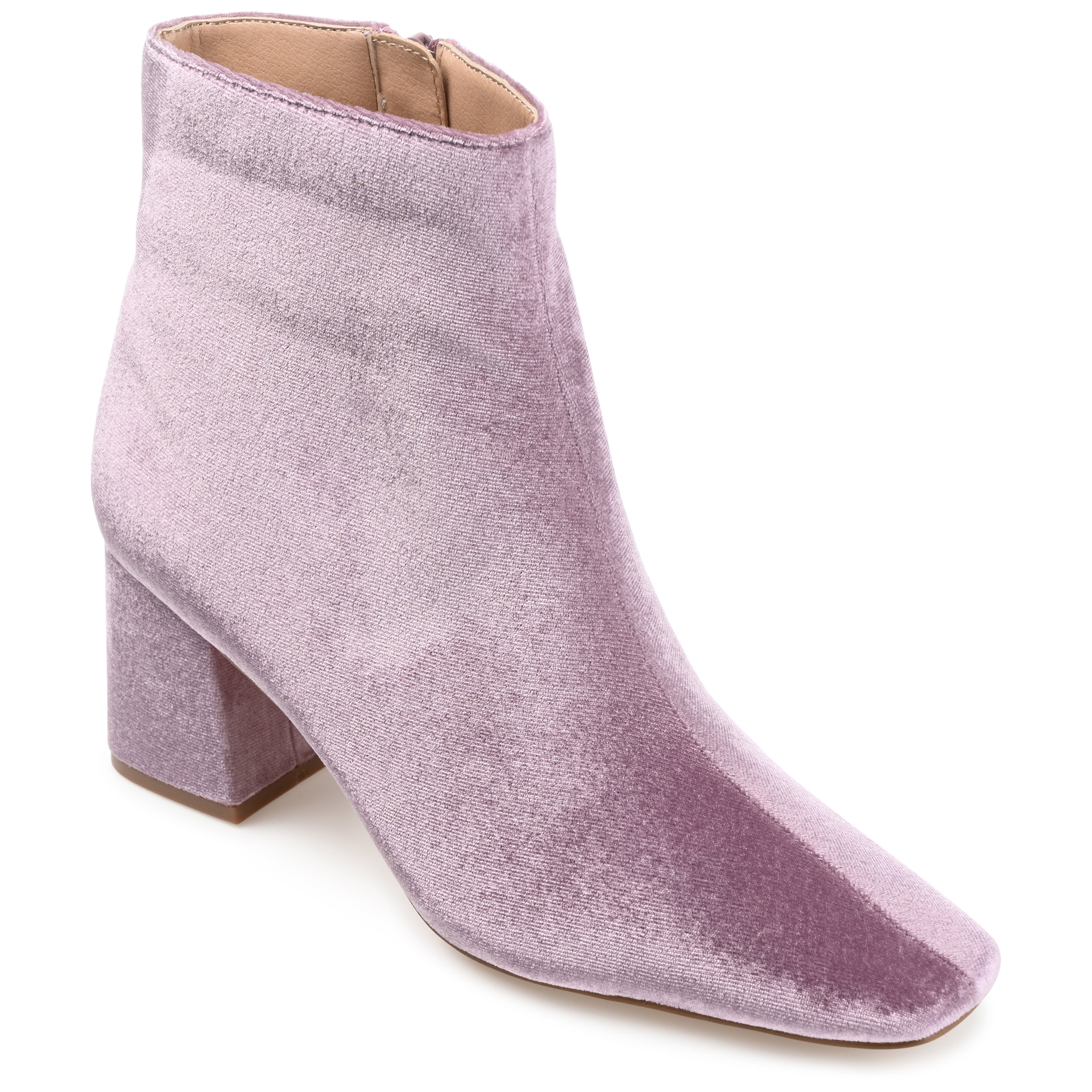 Journee Womens Hazara Square Toe Block Heel Ankle Booties, Widths Available