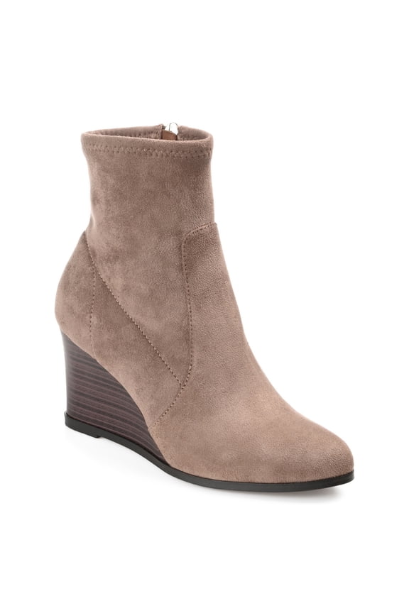 Womens Hepburn Inside Zip Wedge Booties