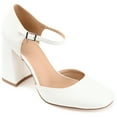 thumbnail image 1 of Journee Womens Hesster Mary Jane Mid Block Heel Square Toe Pumps, Widths Available, 1 of 10