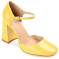 thumbnail image 1 of Journee Womens Hesster Mary Jane Mid Block Heel Square Toe Pumps, Widths Available, 1 of 10
