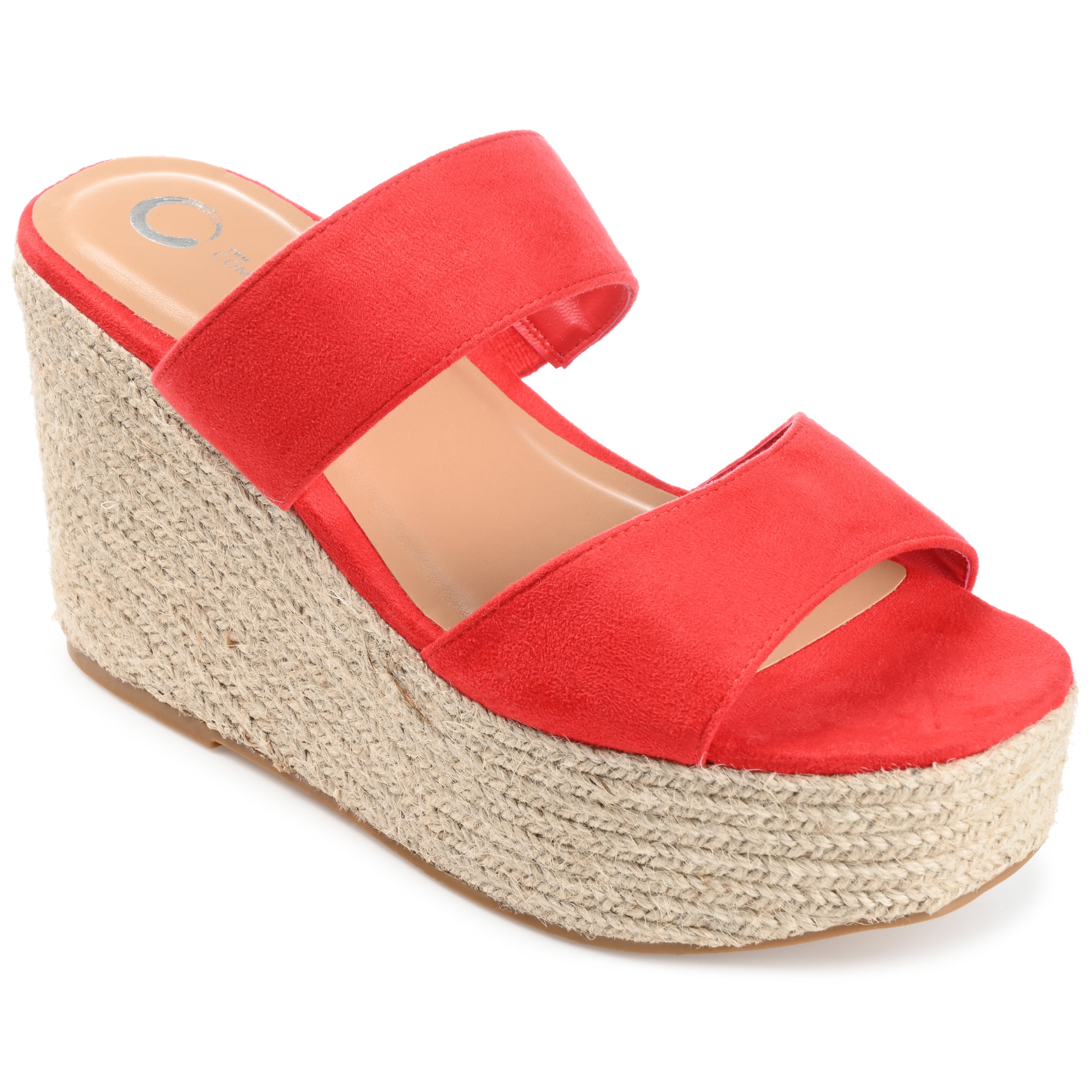 Journee Womens Ilyana Wedge Heel Espadrille Sandals