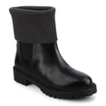 thumbnail image 1 of Journee Womens Isabeau Round Toe Block Heel Casual Comfort Chelsea Boots, Widths Available, 1 of 9