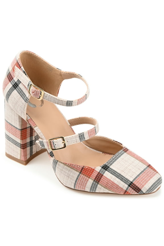 Womens Isadorah Mary Jane Mid Block Heel Square Toe Pumps, Widths Available