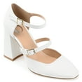 thumbnail image 1 of Journee Womens Isadorah Mary Jane Mid Block Heel Square Toe Pumps, Widths Available, 1 of 10