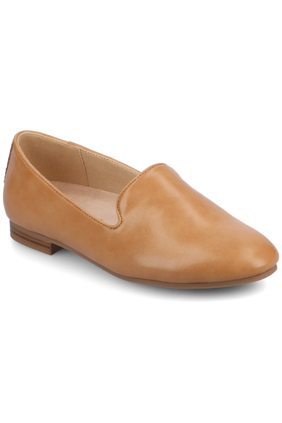 Womens Ishani Almond Toe Comfort Career Ballet Flats, Widths Available