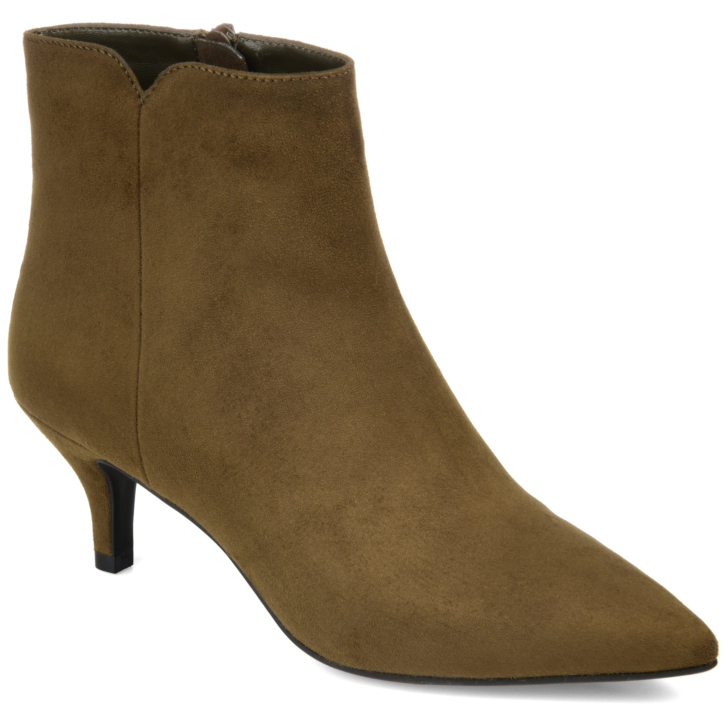 Journee Womens Isobel Inside Zip Stiletto Booties
