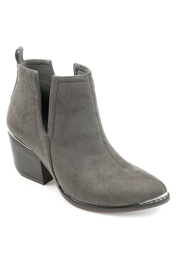 Womens Issla Pull On Stacked Heel Booties, Widths Available