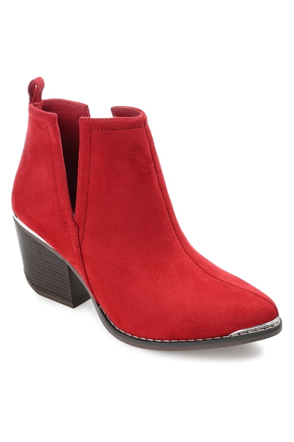 Womens Issla Pull On Stacked Heel Booties, Widths Available