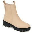 thumbnail image 1 of Journee Womens Ivette Pull On Block Heel Booties, 1 of 10