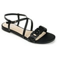 thumbnail image 1 of Journee Womens Jalia Multi Strap Flat Sandals, 1 of 10