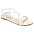 thumbnail image 1 of Journee Womens Jalia Multi Strap Flat Sandals, 1 of 10
