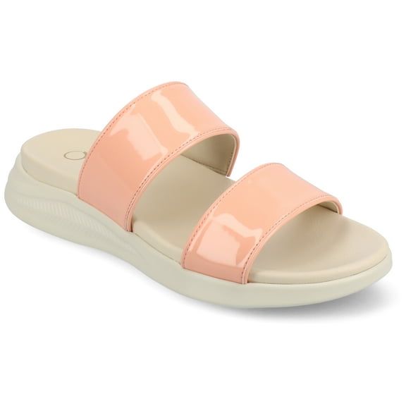 Journee Womens Janis Slip On Sandals